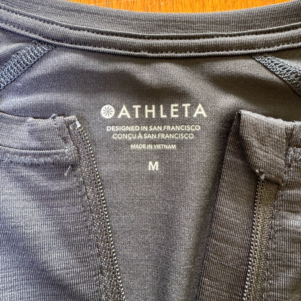 Athleta Half Zip Pullover Athletic Top - image 8